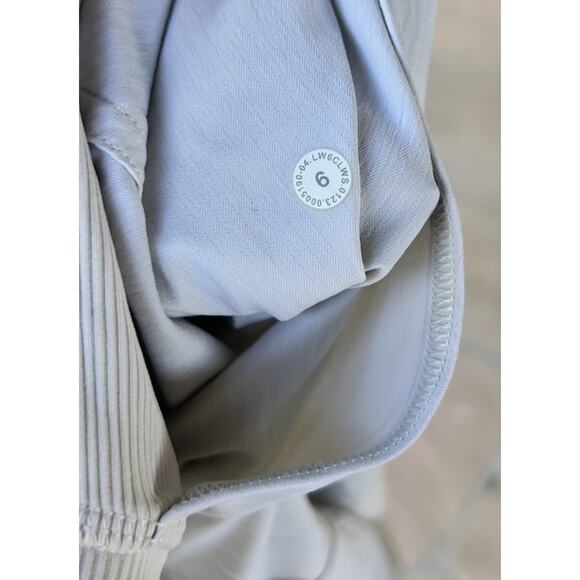 LULULEMON Dance Pant Studio Mid Rise Lined Crop Size 6 25" W6CLWS Beige Tan - Picture 7 of 7